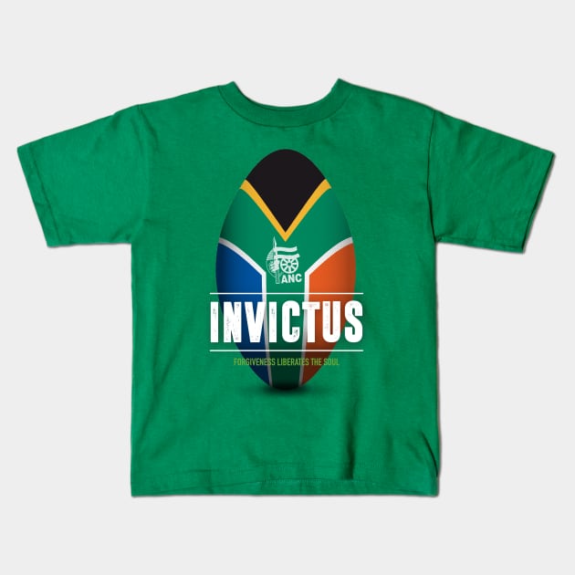 Invictus - Alternative Movie Poster Kids T-Shirt by MoviePosterBoy